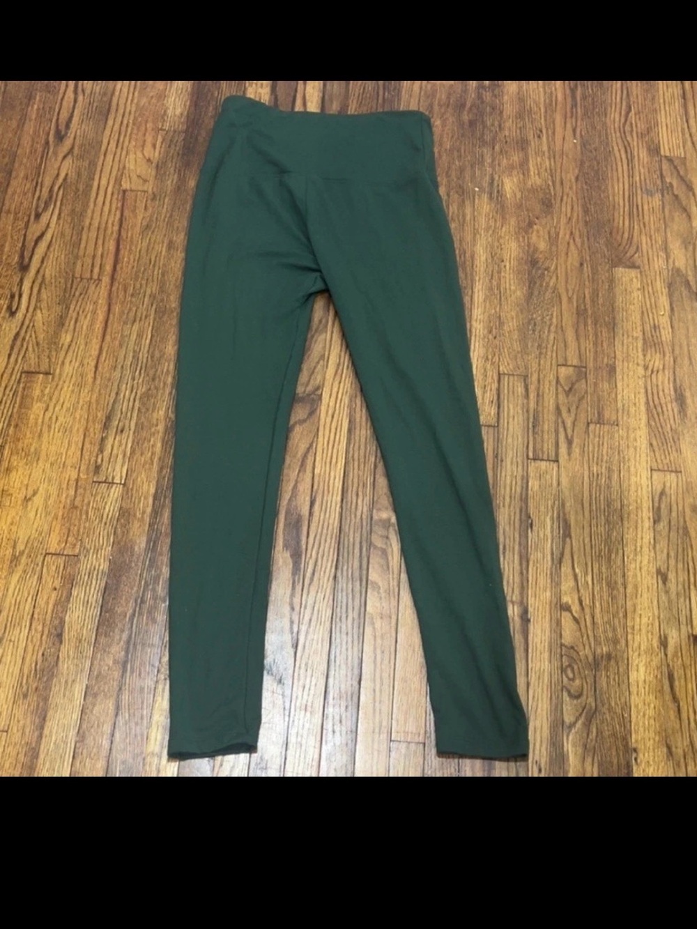 Women's High-Waist Forest Green Leggings